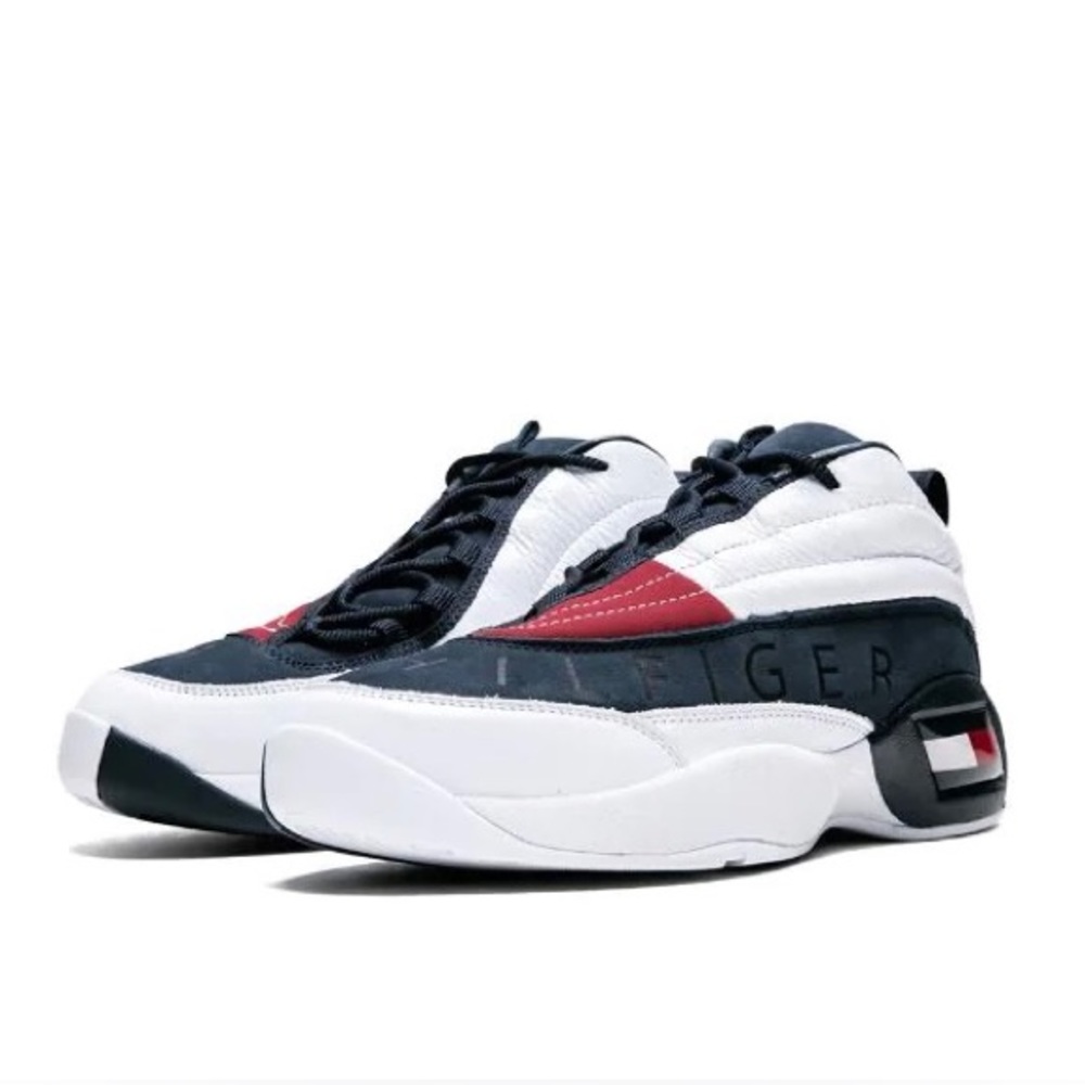 KITH x Tommy Hilfiger Skew Basketball Sneakers - Picture 2 of 4